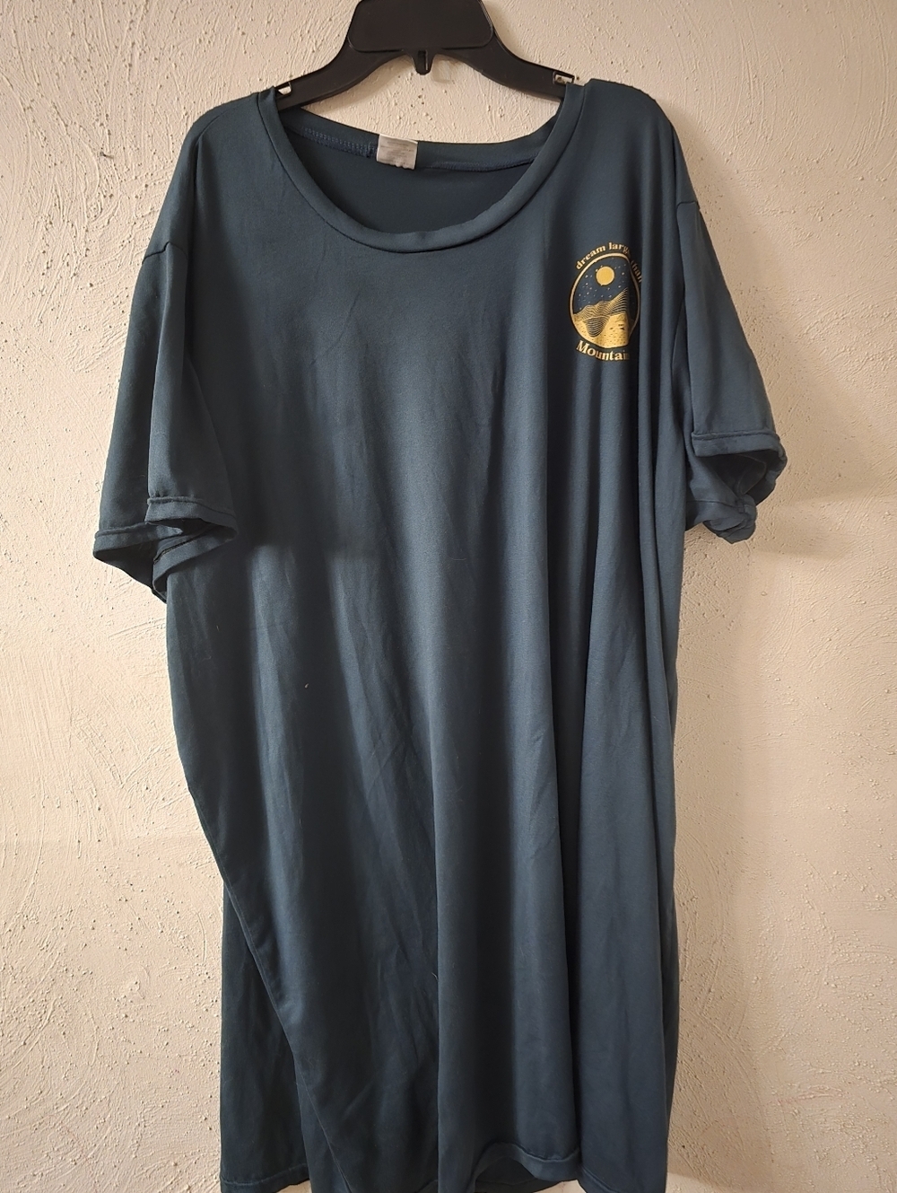 Women's Teal Mountain Logo Sleep Tee
